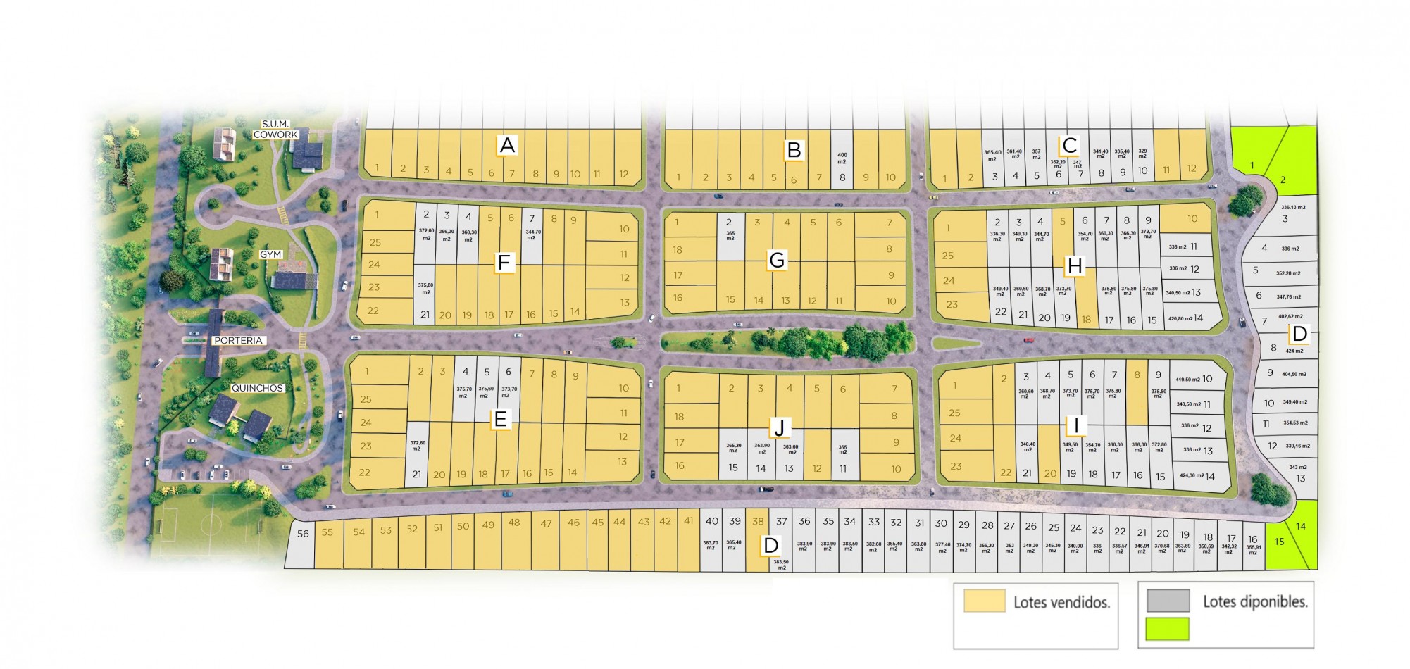 Vilabonita Country- Venta de Terreno Central